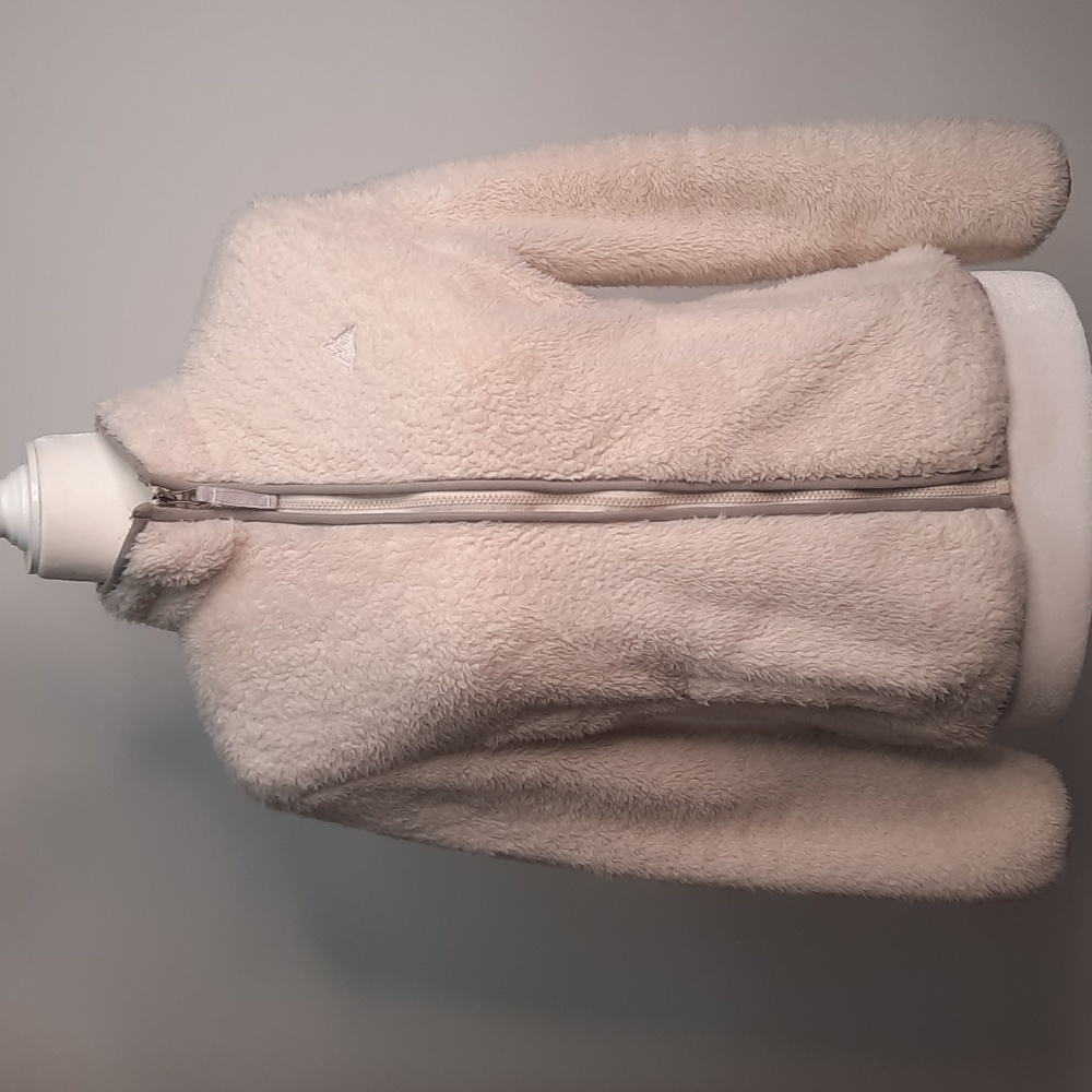Snozu Girls Cream Fleece Jacket, Size L (14/16)
